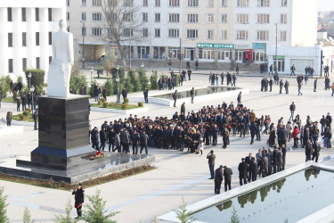 Sabirabad rayonunda Ulu Öndər Heydər Əliyev böyük ehtiramla anılmışdır