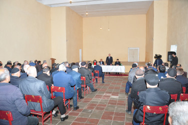 Əhmədabad kəndində Sabirabad Rayon İcra Hakimiyyəti başçısının növbəti səyyar görüş-qəbulu keçirilmişdir