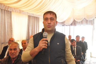 Sabirabad Rayon İcra Hakimiyyətinin başçısı Siraqəddin Cabbarovun növbəti səyyar görüş-qəbulu Çığırğan kəndində keçirilmişdir