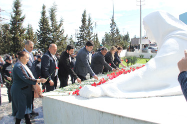 31 Mart - Azərbaycanlıların soyqırımı qurbanlarının xatirəsi Sabirabad rayonunda ehtiramla yad edilib