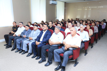 Sabirabad rayonunda Ümummilli Lider Heydər Əliyevin Azərbaycanda siyasi hakimiyyətə ilk dəfə gəlişinin ildönümünə həsr olunmuş tədbir keçirilib