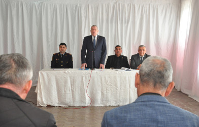 Sabirabad Rayon İcra Hakimiyyətinin başçısı Siraqəddin Cabbarovun növbəti səyyar görüş-qəbulu Surra kəndində keçirilmişdir