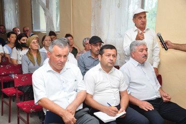 Sabirabad Rayon İcra Hakimiyyəti başçısının növbəti səyyar görüş-qəbulu Axısxa kəndində keçirilmişdir