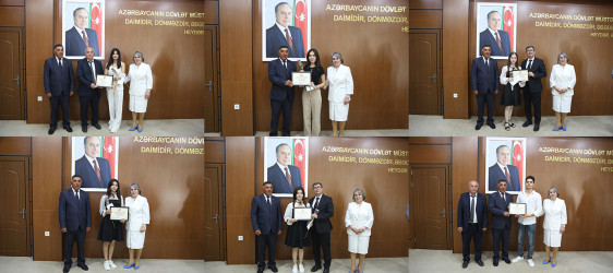 Sabirabadda ali məktəblərə qəbul imtahanlarında yüksək bal toplamış tələbələrlə görüş keçirilmişdir