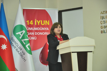 14 İyun - Ümumdünya Qan Donoru Günü münasibətilə tədbir keçirilib