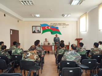 Sabirabad Rayon Dövlət Yanğından Mühafizə Hissəsində “Sağlam ətraf mühit üçün çalışaq” mövzusunda maarifləndirici tədbir keçirildi