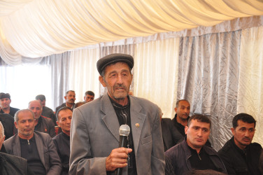 Sabirabad Rayon İcra Hakimiyyətinin başçısı Siraqəddin Cabbarovun növbəti səyyar görüş-qəbulu Çığırğan kəndində keçirilmişdir