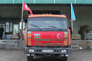 Sabirabad rayonunda qardaş Türkiyə xalqına yardım kampaniyası davam edir