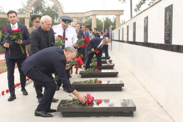 Sabirabad rayonunda 27 Sentyabr - Anım Günü şəhidlərin xatirəsi ehtiramla yad edilib