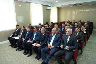 Sabirabad rayonunda “Azərişıq” ASC-nin nümayəndələri fermer və sahibkarlarla görüş keçirib