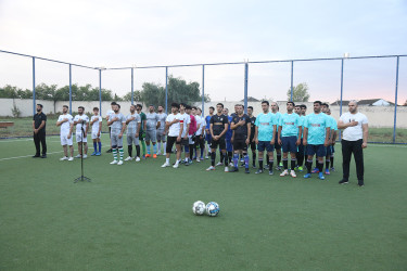 Sabirabad rayonunda “Şəhərsalma və Memarlıq İli” çərçivəsində mini-futbol turnirinin açılış mərasimi keçirilib