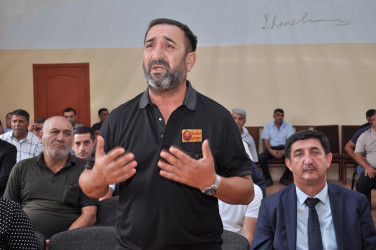 Sabirabad Rayon İcra Hakimiyyətinin başçısı Siraqəddin Cabbarovun növbəti səyyar görüş-qəbulu Ulacalı kəndində keçirilmişdir