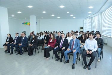 Sabirabad rayonunda “Şəhərsalma və Memarlıq İli” çərçivəsində “Azərbaycan gəncləri yaradıcı təşəbbüsləri və innovativ ideyaları ilə ölkənin gələcəyi” mövzusunda seminar keçirilib