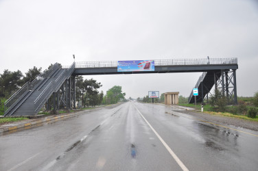 “Konstitusiya və Suverenlik İli” ilə bağlı Sabirabad rayonunda müxtəlif ölçülərdə poster və bannerlər yerləşdirilmişdir