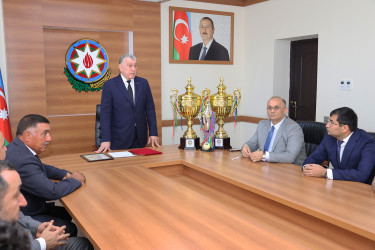 Sabirabad rayonunda “Marafon Futbol Klubu”nun nümayəndə heyəti ilə görüş keçirilib