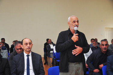 Sabirabad Rayon İcra Hakimiyyəti başçısının növbəti səyyar görüş-qəbulu Moranlı kəndində keçirilmişdir