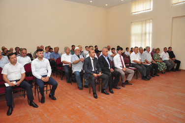 Sabirabad Rayon İcra Hakimiyyəti başçısının növbəti səyyar görüş-qəbulu Şıx Salahlı kəndində keçirilmişdir