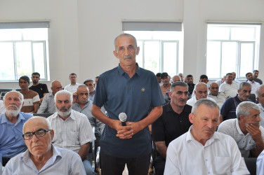 Sabirabad Rayon İcra Hakimiyyətinin başçısı Siraqəddin Cabbarovun növbəti səyyar görüş-qəbulu Türkədi kəndində keçirilmişdir