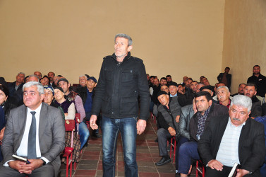 Əhmədabad kəndində Sabirabad Rayon İcra Hakimiyyəti başçısının növbəti səyyar görüş-qəbulu keçirilmişdir