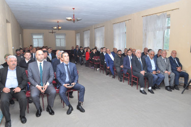 Sabirabad Rayon İcra Hakimiyyətinin başçısı Siraqəddin Cabbarovun növbəti səyyar görüş-qəbulu Axısxa kəndində keçirilmişdir