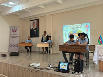 Sabirabad rayonunda Uşaq Hüquqları Aylığı çərçivəsində “Uşaq hüquqlarının müdafiəsi” mövzusunda tədbir keçirilib