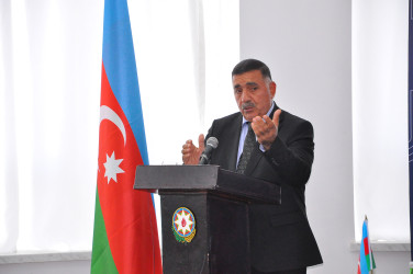 Sabirabad rayonunda “Vətən müharibəsindəki qələbəmizdə milli-mənəvi dəyərlərimizin rolu” mövzusunda regional konfrans keçirilib