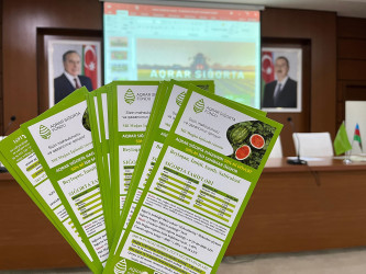 Sabirabad rayonunda “Dayanıqlı fermer təsərrüfatı üçün aqrar sığorta” mövzusunda növbəti maariflədirici tədbir keçirilmişdir