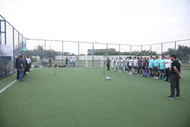 Sabirabad rayonunda “Şəhərsalma və Memarlıq İli” çərçivəsində mini-futbol turnirinin açılış mərasimi keçirilib