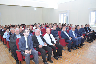Sabirabad Rayon İcra Hakimiyyətinin başçısı Siraqəddin Cabbarovun növbəti səyyar görüş-qəbulu Qaraağac kəndində keçirilmişdir