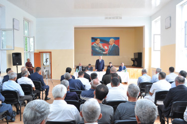 Sabirabad Rayon İcra Hakimiyyətinin başçısı Siraqəddin Cabbarovun növbəti səyyar görüş-qəbulu Ulacalı kəndində keçirilmişdir