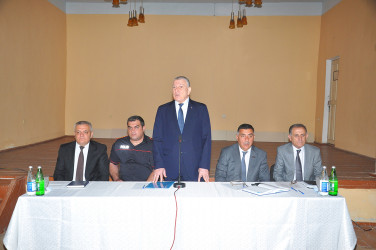 Sabirabad Rayon İcra Hakimiyyətinin başçısı Siraqəddin Cabbarovun növbəti səyyar görüş-qəbulu Qaragüney kəndində keçirilmişdir