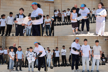 Sabirabad rayonunda “Qəhrəman irsi: pəhlivanlıqdan gələcəyə” layihəsi çərçivəsində el pəhləvanlarının tədbiri keçirilmişdir