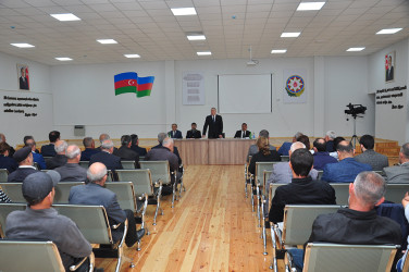 Qalağayın kəndində Sabirabad Rayon İcra Hakimiyyəti başçısının növbəti səyyar görüş-qəbulu keçirilmişdir