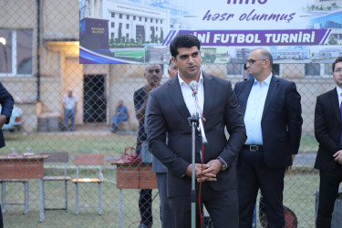 Sabirabad rayonunda “Şəhərsalma və Memarlıq İli” çərçivəsində mini-futbol turnirinin açılış mərasimi keçirilib