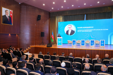 Sabirabad rayonunda “Dinin siyasiləşməsi və məzhəbçilik: milli kimliyə yönəlmiş təhdid kimi” mövzusunda regional konfrans keçirilib