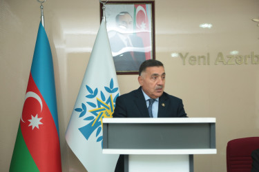 “Konstitusiya və Suverenlik İli” çərçivəsində Sabirabad rayonunda Yeni Azərbaycan Partiyasının yaradılmasının 33-cü ildönümü qeyd olunub