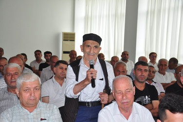 Sabirabad Rayon İcra Hakimiyyəti başçısının növbəti səyyar görüş-qəbulu Sabirabad şəhərində keçirilmişdir