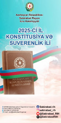 “Konstitusiya və Suverenlik İli” ilə bağlı Sabirabad rayonunda müxtəlif ölçülərdə poster və bannerlər yerləşdirilmişdir