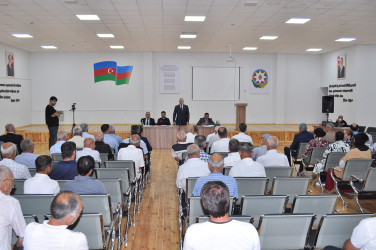 Sabirabad Rayon İcra Hakimiyyətinin başçısı Siraqəddin Cabbarovun növbəti səyyar görüş-qəbulu Qalağayın kəndində keçirilmişdir