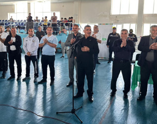 "Konstitusiya və Suverenlik İli" çərçivəsində Sabirabadda sərbəst güləş üzrə açıq rayon birinciliyi keçirilib