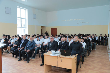 “Narkomaniyaya və erkən nikaha yox deyək” mövzularında Sabirabad rayonunun Ulacalı və Mürsəlli kənd məktəblərində maarifləndirici tədbirlər keçirilib