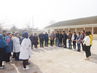 Sabirabad rayonunda “Qida məhsullarının konservləşdirilməsi, həmin məhsulların saxlanılması və istifadəsi” mövzusunda maarifləndirici tədbirlər keçirilir