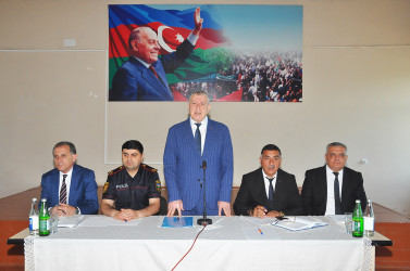 Sabirabad Rayon İcra Hakimiyyətinin başçısı Siraqəddin Cabbarovun növbəti səyyar görüş-qəbulu Qasımbəyli kəndində keçirilmişdir