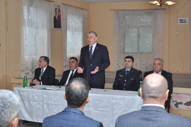 Sabirabad Rayon İcra Hakimiyyətinin başçısı Siraqəddin Cabbarovun növbəti səyyar görüş-qəbulu Axısxa kəndində keçirilmişdir