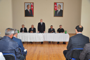 Sabirabad Rayon İcra Hakimiyyəti başçısının növbəti səyyar görüş-qəbulu Moranlı kəndində keçirilmişdir
