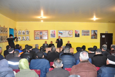 Sabirabad Rayon İcra Hakimiyyətinin başçısı Siraqəddin Cabbarovun növbəti səyyar görüş-qəbulu Şəhriyar kəndində keçirilmişdir