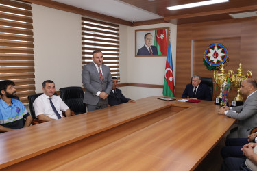 Sabirabad rayonunda “Marafon Futbol Klubu”nun nümayəndə heyəti ilə görüş keçirilib