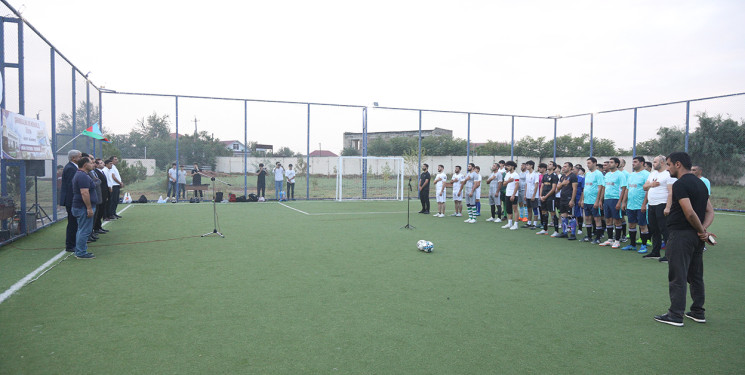 Sabirabad rayonunda “Şəhərsalma və Memarlıq İli” çərçivəsində mini-futbol turnirinin açılış mərasimi keçirilib