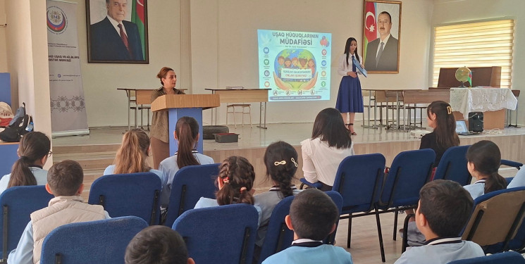 Sabirabad rayonunda Uşaq Hüquqları Aylığı çərçivəsində “Uşaq hüquqlarının müdafiəsi” mövzusunda tədbir keçirilib