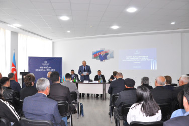 Sabirabad rayonunda “Vətən müharibəsindəki qələbəmizdə milli-mənəvi dəyərlərimizin rolu” mövzusunda regional konfrans keçirilib